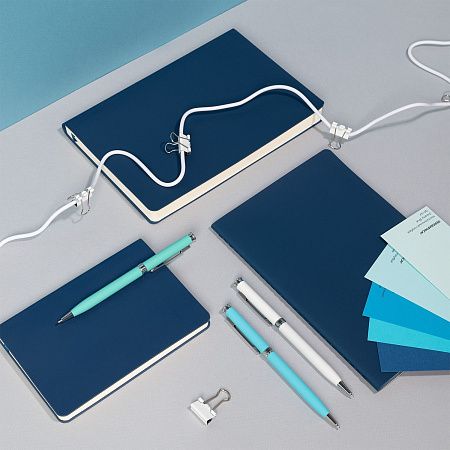 Ежедневник Спарк мини (Spark mini) A6 недатированный, синий