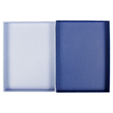 Коробка подарочная Solution, синяя, размер 11*10*2,4 см