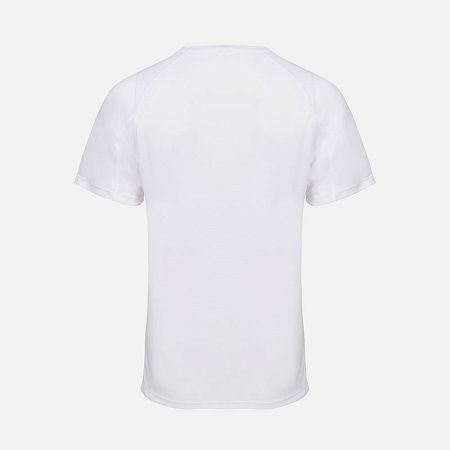 Футболка спортивная унисекс Vortex, белая, размер XXL