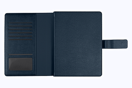 Ежедневник в суперобложке Country Alfa Mocco Business Edition B5 в подарочной коробке, синий