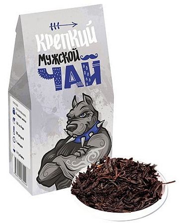 Подарочный набор "Настоящий мужчина": мёд, чай, стальная кружка