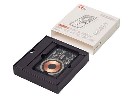 Беспроводной магнитный внешний аккумулятор с QC\PD «MagnifIQ», 10000 мАч, 15 Вт