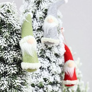 Новогоднее украшение рождественский гном Гехайм (1шт), зеленый