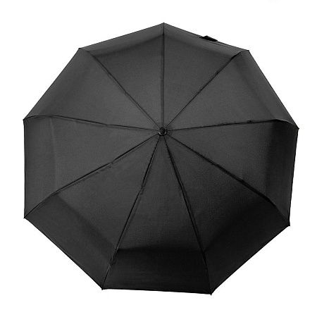 Зонт складной автоматический, Forest Lotus, диаметр 100 см, радиус 23 дюйма, 9 панелей, без подарочной коробки, черный