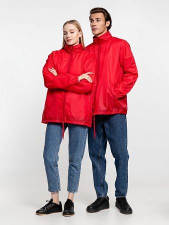 Ветровка унисекс Shift, красная, размер XS