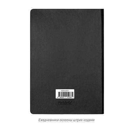 Ежедневник Латте (Latte NEW) недатированный, черный/оранжевый (без упаковки, без стикера)