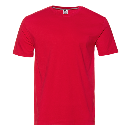 Футболка унисекс без бокового шва STAN хлопок 160, 02, Красный,  (14)  (48/M)