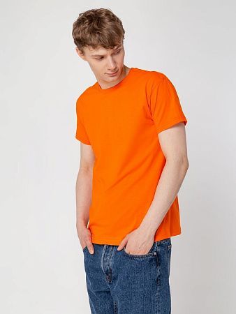 Футболка унисекс T-Bolka 160, оранжевая, размер 3XL