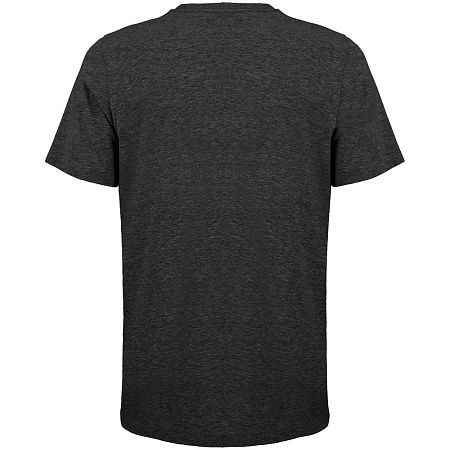 Футболка унисекс Tuner, черный меланж, размер XXL