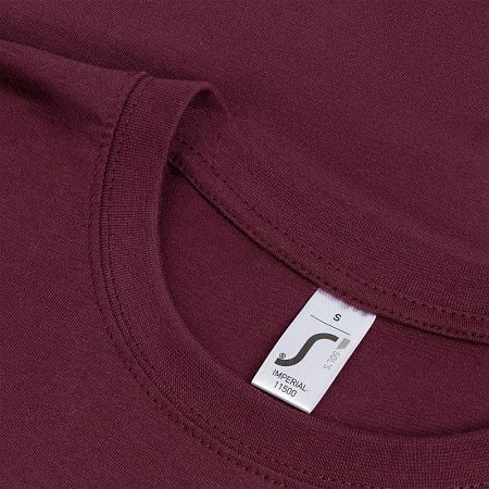 Футболка Imperial 190, бордовая, размер XL