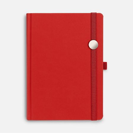 Ежедневник Favor Metal, недатированный, красный