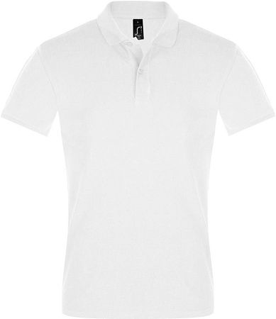 Рубашка поло мужская Perfect Men 180 белая, размер L