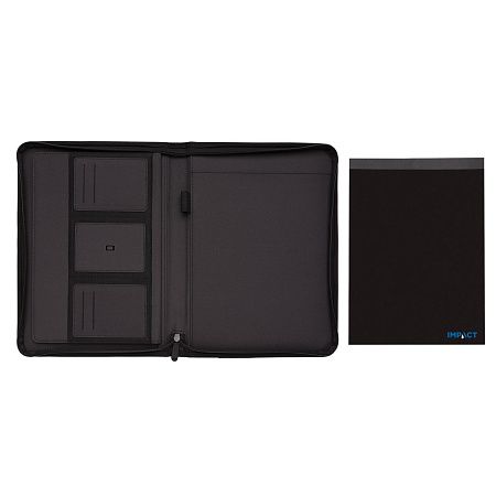 Органайзер Impact из RPET AWARE™ на молнии, А4