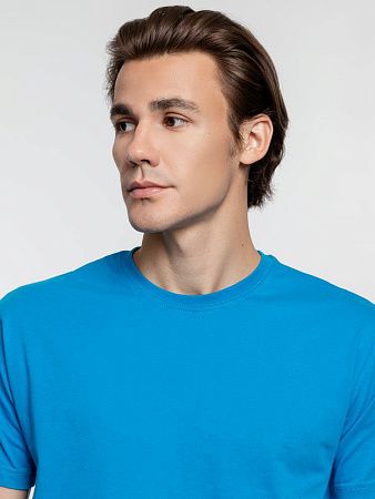 Футболка унисекс T-Bolka 160, бирюзовая, размер 4XL