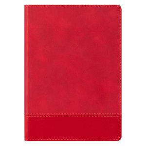 Ежедневник Интеро Горизонталь (Intero Horizontale) 1/5 недатированный, красный