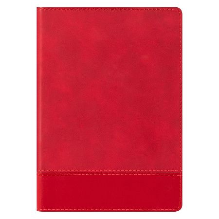 Ежедневник Интеро Горизонталь (Intero Horizontale) 1/5 недатированный, красный