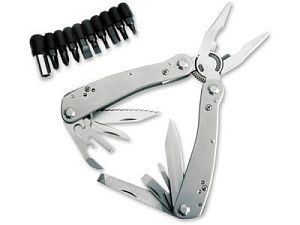 Мультитул, 10 функций, цвет: серебристый