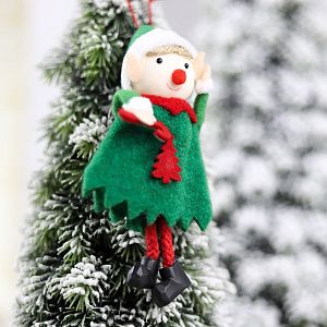 Новогоднее украшение Эльф, зеленый