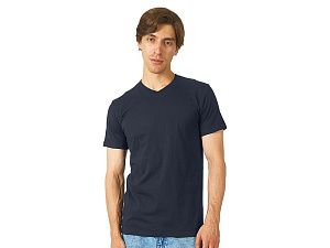 Футболка "Heavy Super Club" мужская с V-образным вырезом под нанесение