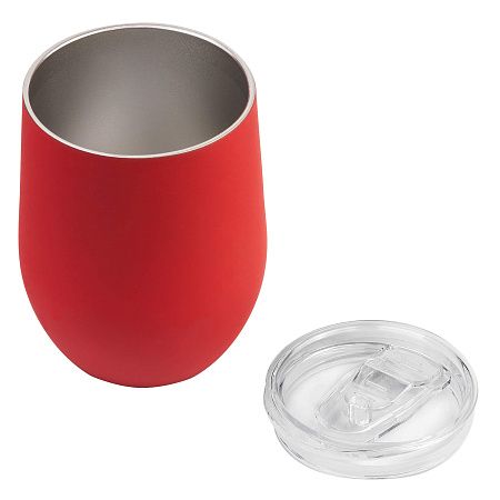 Термокружка (кофер) STEP SOFT 370мл Красная 6300.03