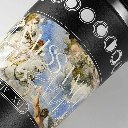 Термокружка вакуумная Палермо (Palermo), серая, матовая поверхность