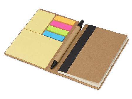 Блокнот А6 «Write and stick» с ручкой и набором стикеров