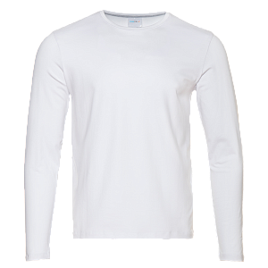 Лонгслив STAN хлопок/эластан 180, 35, Белый,  (10/1)  (42/XXS)