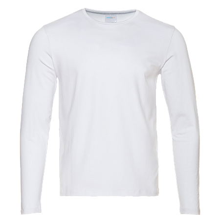 Лонгслив STAN хлопок/эластан 180, 35, Белый,  (10/1)  (46/S)
