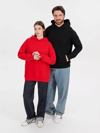 Худи оверсайз унисекс Outshine, красное, размер XS/S