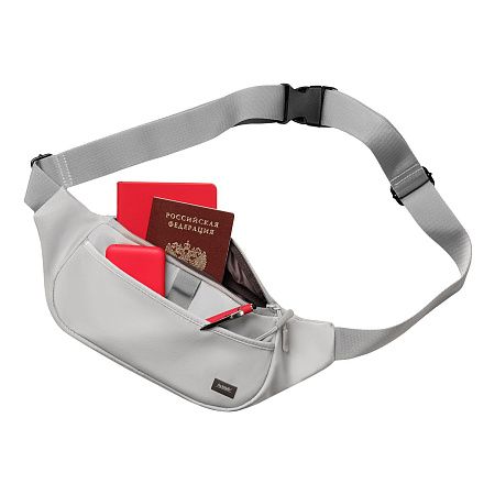 Поясная сумка Бостон (Boston), серый