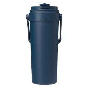 Термокружка вакуумная Соло (Solo), синяя