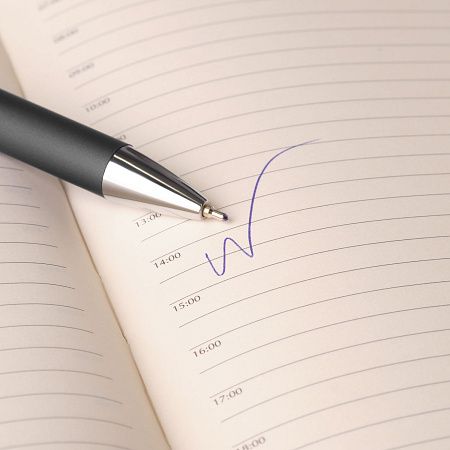 Шариковая ручка Легато (Legato), серая