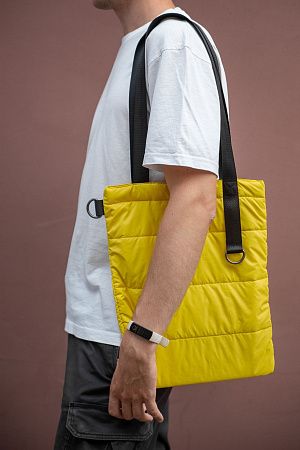Шоппер Superbag Bubble, стёганый, с магнитной кнопкой