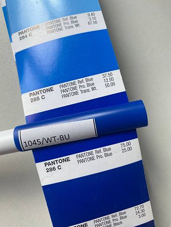 Ручка шариковая CONSUL, пластиковая, белая/синяя