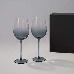 Подарочный набор 2 бокала для вина Мансера (Mancera) в черной коробке