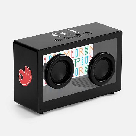 Bluetooth-колонка со светомузыкой Sensofonic, черная