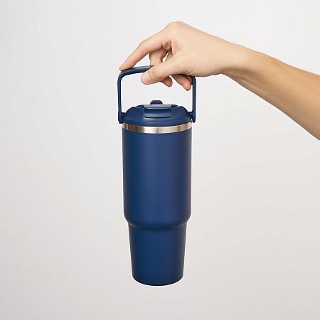 Термокружка вакуумная Монтана (Montana), синяя