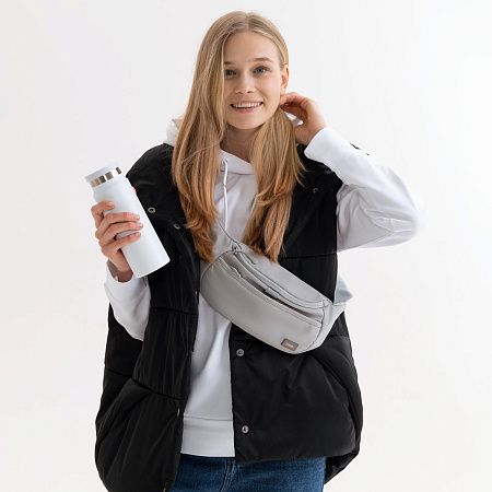 Поясная сумка Бостон (Boston), серый