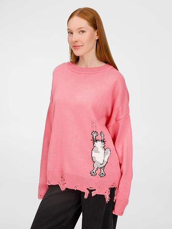 Джемпер Sharpick, розовый (фламинго), размер L/XL