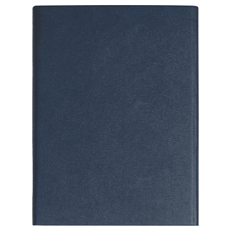 Ежедневник Alfa Bird Petrus A5, темно-синий, недатированный, в твердой обложке с металлическим элементом