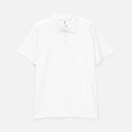 Рубашка поло мужская Prescott Men 170, белая, размер M