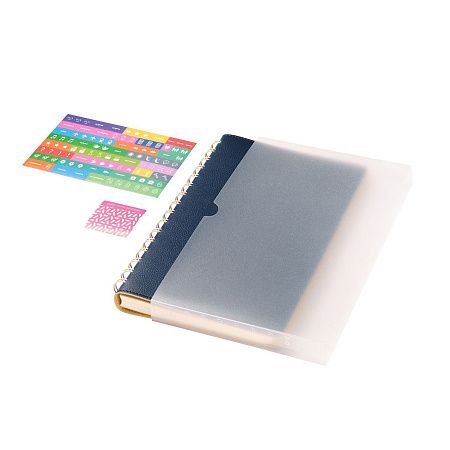 Ежедневник Виста (Vista) недатированный, синий/бежевый