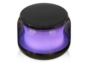 Колонка с RGB подcветкой «Dance», 3 Вт, цвет: черный