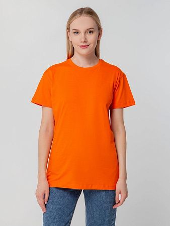 Футболка унисекс T-bolka 140, оранжевая, размер 4XL