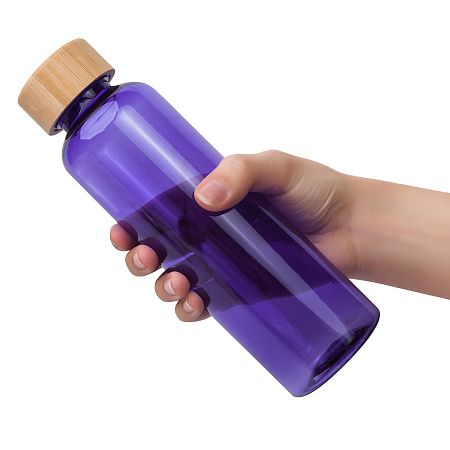 Бутылка для воды BAMBOO PET 550мл. Фиолетовая 6264.11