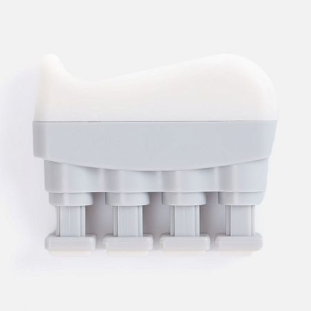 Эспандер кистевой FingerTap, серый с белым