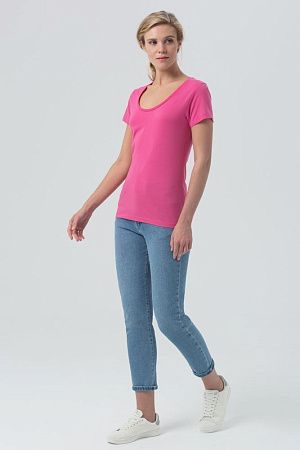 Футболка женская Metropolitan, ярко-розовая, размер M