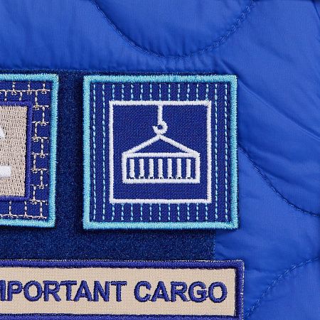 Шеврон из габардина Gabo S, синий