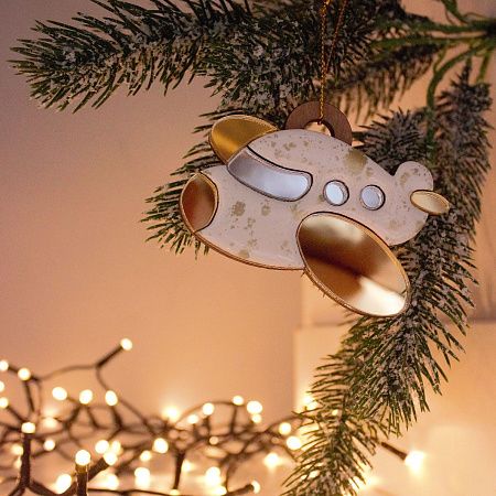 Ёлочная игрушка Самолетик