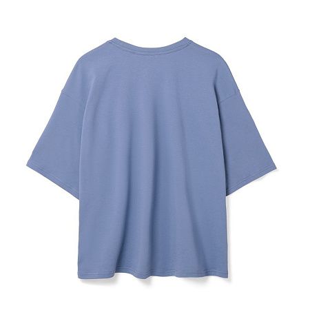 Футболка унисекс оверсайз Street Vibes, синяя (лавандовая), размер M/L